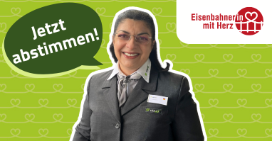 Jetzt für unsere Fahrgastbetreuerin Jihan abstimmen!