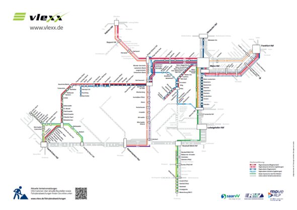 Vlexx Liniennetzkarte 2025 komplett A0 quer Screenshot