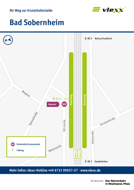 Bad Sobernheim Bahnhof Ersatzhaltestelle