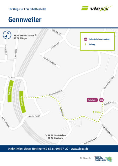 Gennweiler Reitplatz Ersatzhaltestelle