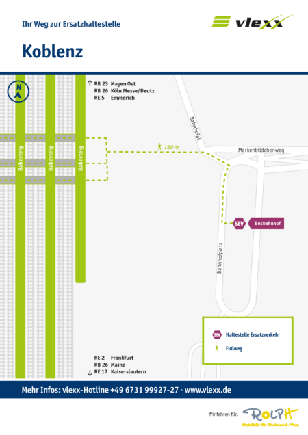Koblenz Busbahnhof Ersatzhaltestelle