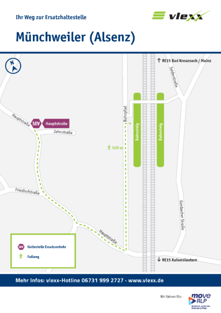 Muenchweiler Hauptstrasse Ersatzhaltestelle
