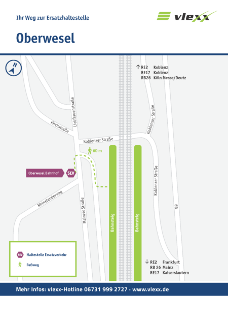 Oberwesel Bahnhof Ersatzhaltestelle