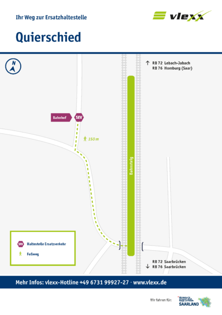 Quierschied Bahnhof Ersatzhaltestelle