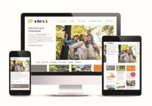Vlexx und los mock up Mit dem Freizeitportal vlexx & los die Regionen im vlexx-Netz entdecken.