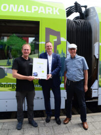 Sechster vlexx-Zug als rollender Botschafter für den Nationalpark Hunsrück-Hochwald unterwegs
